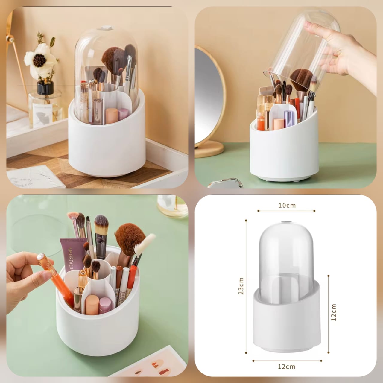 DoubleCare Makeup Brush Organizer