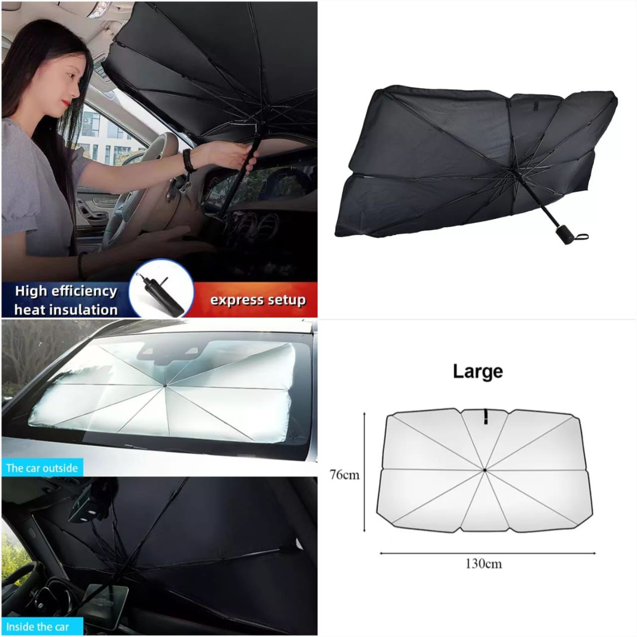 Car Sun Shade Umbrella Cover