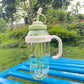 1200ML Large Capacity Sports Water Bottles Cute Portable Straw Cup Water Bottle for Couple Outdoor Sport Travel Fitness Drinking Bottle with infuser
