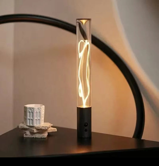 Wall Sticking Magnetic Wire Light, Touchable Cordless Desk Light, Room Decor LED Night Light