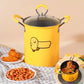 Mini Deep Frying Strainer Pot, Multifunctional Household Deep Frying Pan, Non Stick Mini Small Oil Frying Pot