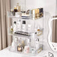 Acrylic Bathroom Organizer Shelf, Transparent Desktop Storage Organizer, Large Capacity Makeup Storage Rack