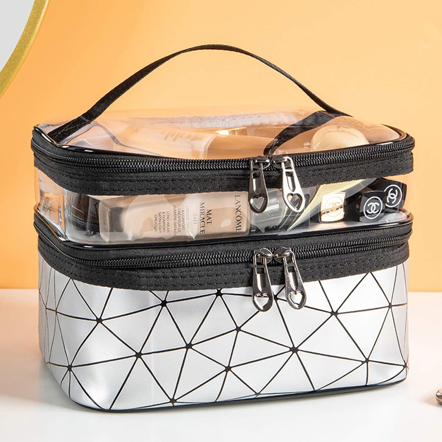 Double Layer Makeup Bag