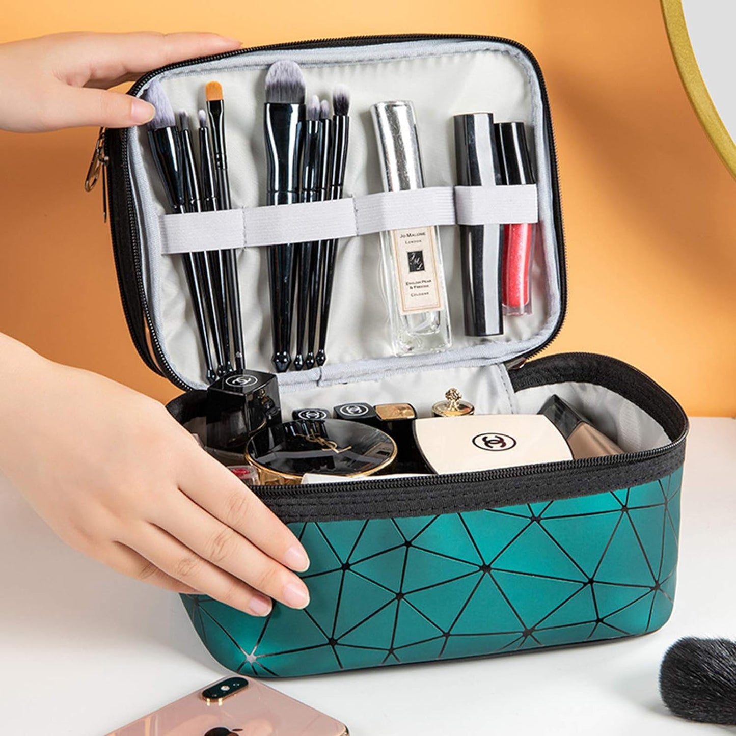 Double Layer Makeup Bag