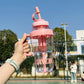 1200ML Large Capacity Sports Water Bottles Cute Portable Straw Cup Water Bottle for Couple Outdoor Sport Travel Fitness Drinking Bottle with infuser
