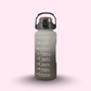 Premium Motivational Water Bottle with Time Markers