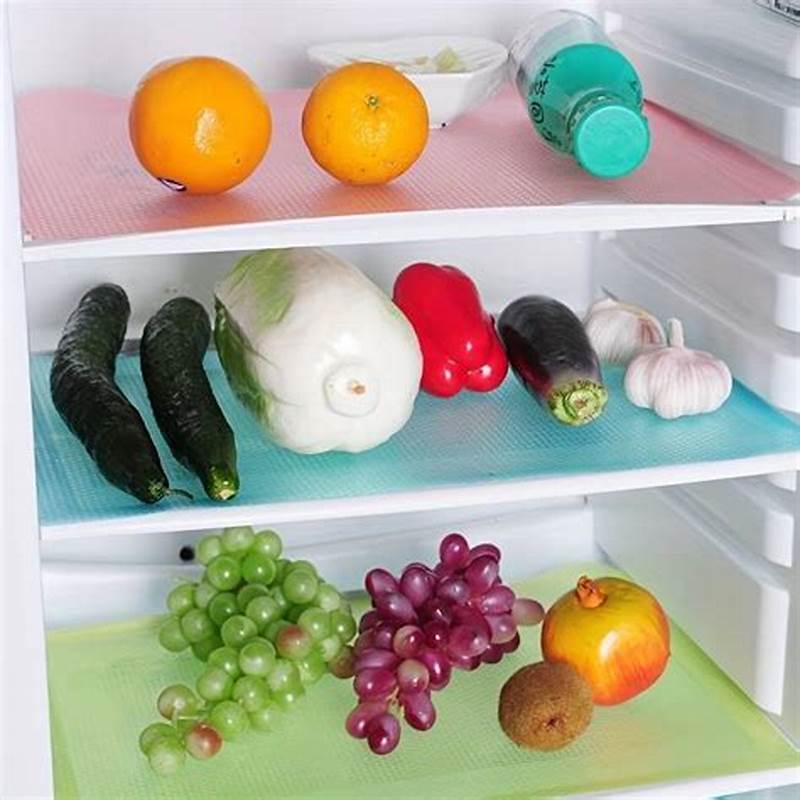 Fridge mat 4 pcs - Refrigerator Mats