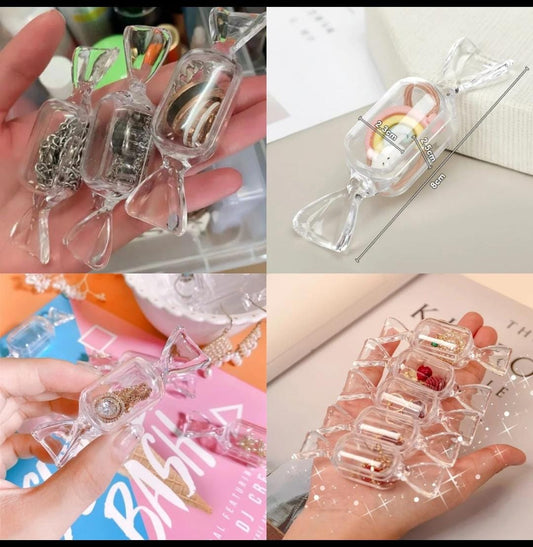 10 Pcs Candy Shaped mini Jewellery Box