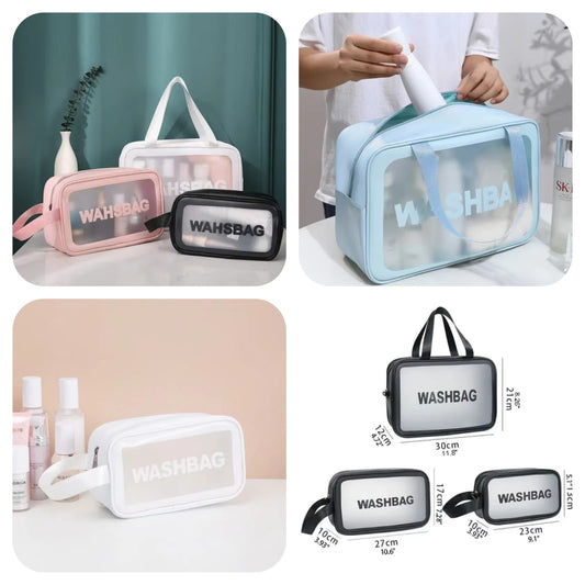 3 piece Makeup Travel Pouch