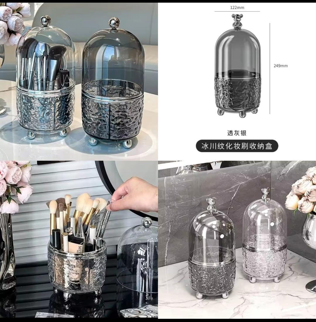 Luxury 360 Degree Rotating Makeup Brush Holders