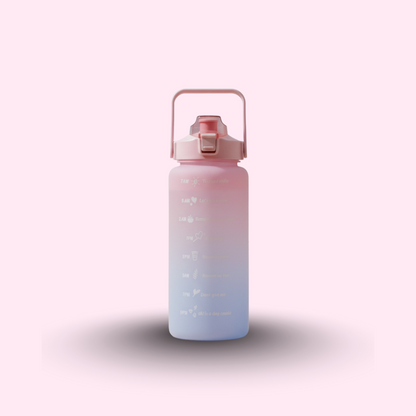 Premium Motivational Water Bottle with Time Markers